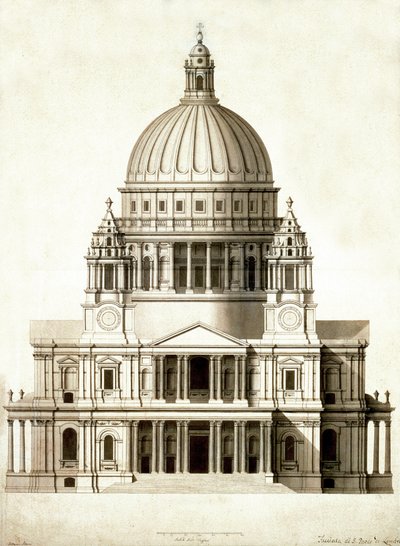 The facade of St. Paul